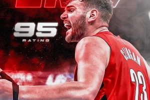 开拓者晒克林根《NBA2K27》中盖帽数值95：篮下不可忽视的力量